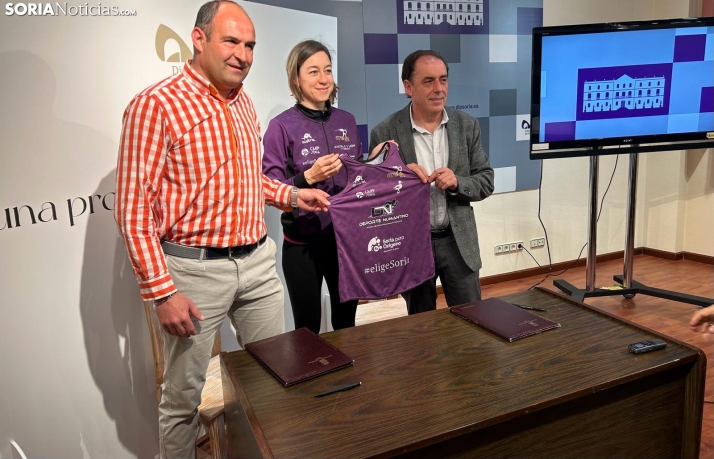 Diputación y Celtíberas solventan sus diferencias y firman un convenio idéntico al del Atletismo Numantino