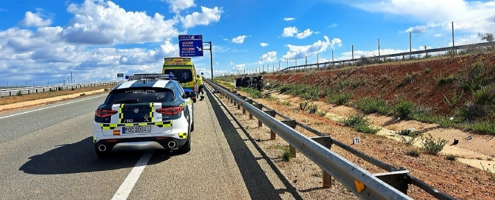 AMPLIACIÓN | Dos heridos graves y uno leve en un accidente de tráfico en la A15
