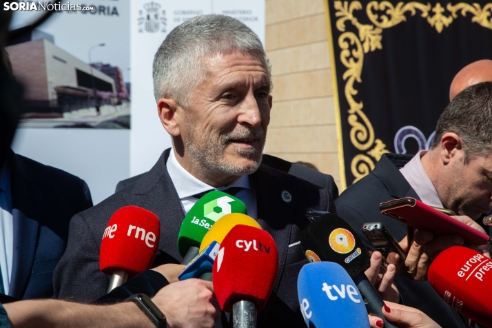 Marlaska sobre el aumento de los delitos: Soria tiene una tasa de criminalidad 10 puntos inferior a la media