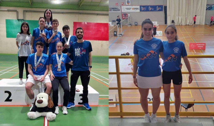 El Bádminton Soria, referente regional en sub19