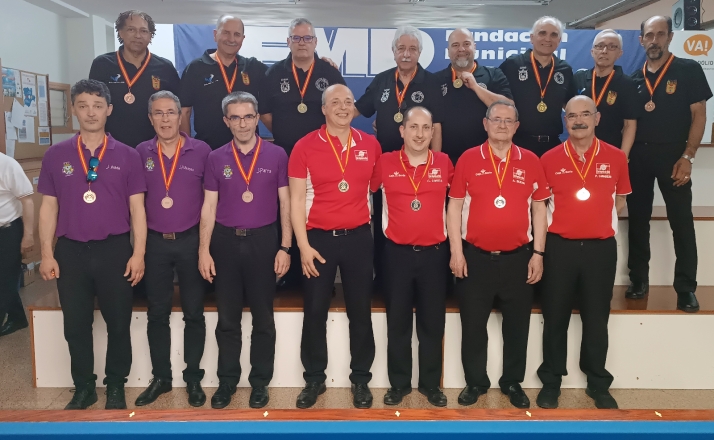 El Numancia de billar, subcampeón de España en 5 Quillas 