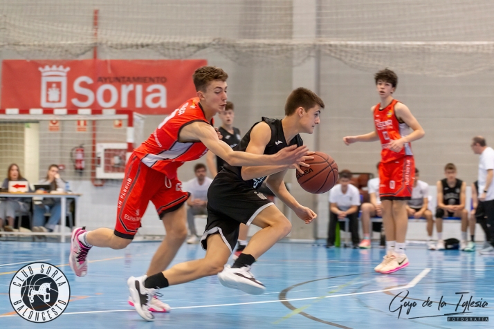 El CSB Caja Rural de Soria A no puede con el potente Valladolid y se queda a un paso de la fase final