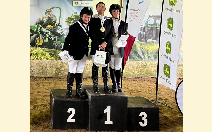 Un oro para Soria en el Nacional de Doma Clásica para personas con discapacidad intelectual