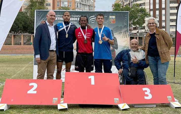 El soriano David José Pineda, campeón de España de deporte adaptado