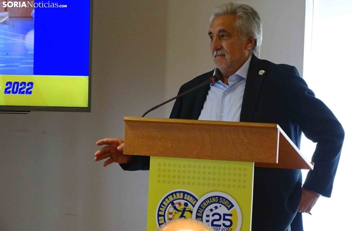 Carlos Heras anima a colaborar con la Fila 0 del BM Soria: Es una forma de sentirse cerca del club