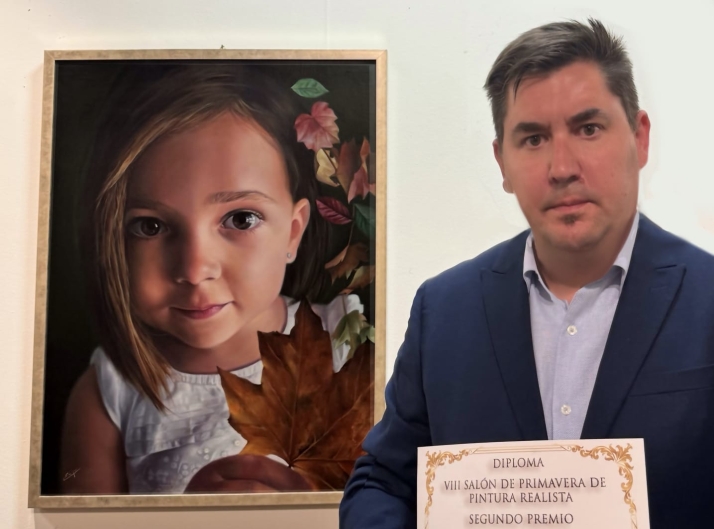 El soriano Eduardo Esteban, segundo en el VIII salón de primavera de pintura realista
