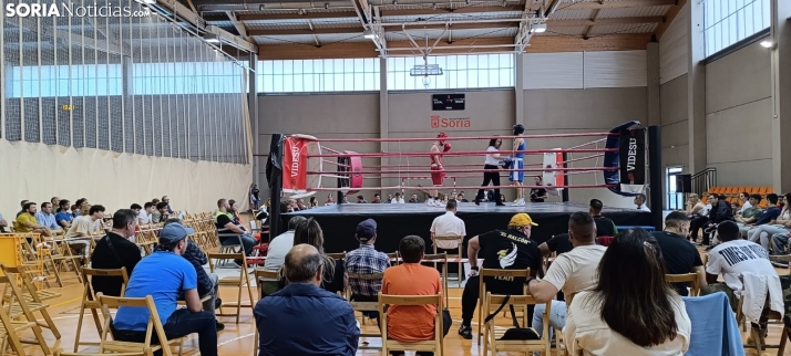 Soria vive una emocionante noche de boxeo en las semifinales de los Campeonatos de Castilla y León Élite
