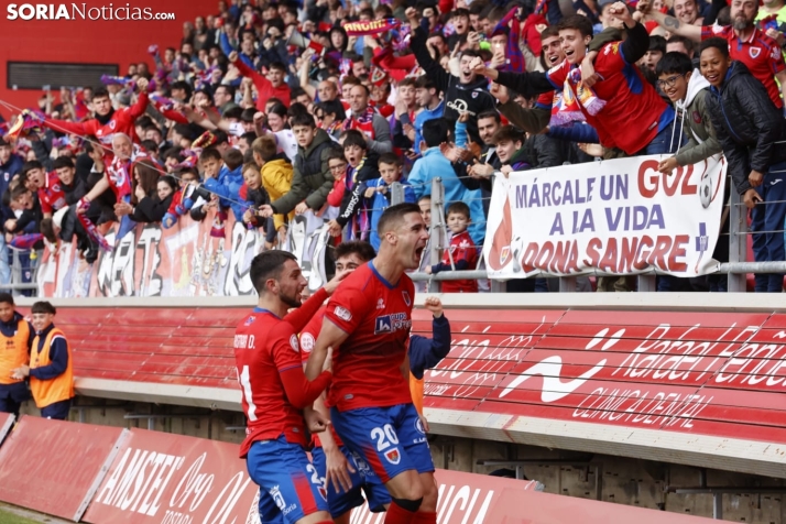 Numancia 2-0 Utebo: Los rojillos se meten en la final por el ascenso a Primera RFEF