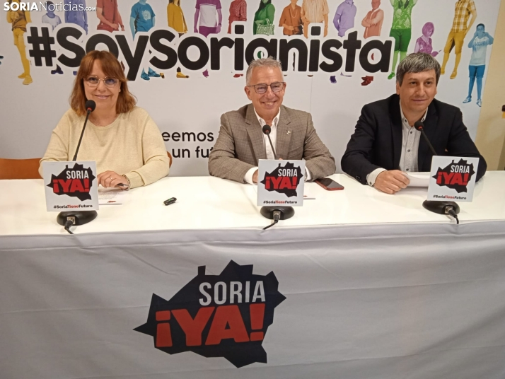 Un helicóptero sanitario en la provincia, ayudas al funcionamiento y una moción de fomento de la natalidad: estas son las propuestas de Soria ¡Ya! en las Cortes autonómicas