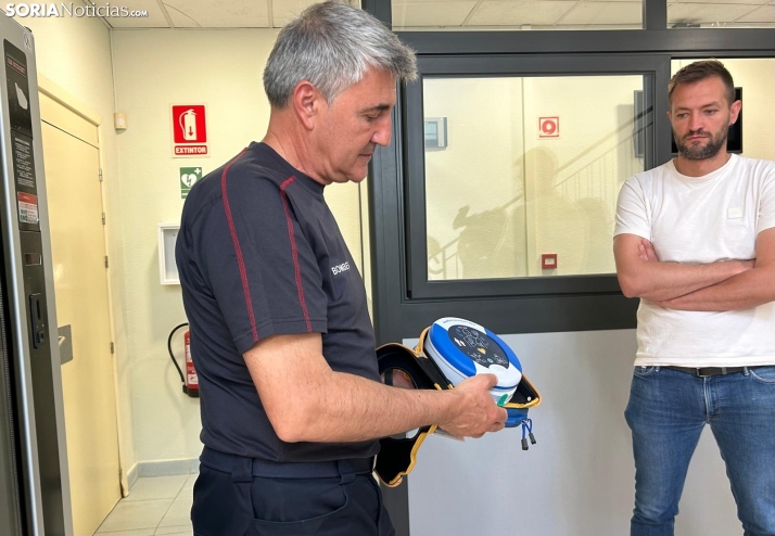Soria instala nueve nuevos desfibriladores: ¿Dónde se encuentran?