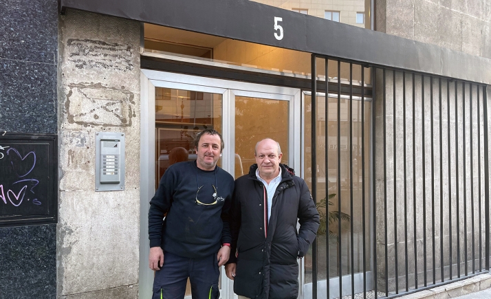 Los vecinos de Avenida de Navarra 5 se incorporan a la Red de Calor de Soria