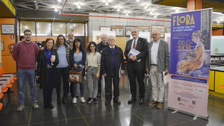 La exposición soriana Flora, o la educación de una niña en la sociedad tradicional concluye su presencia en la Universidad de Orense