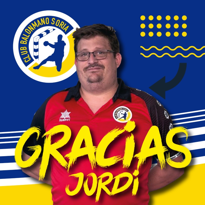 Aquí dejas una familia: Carta de despedida del Balonmano Soria a Jordi Lluelles