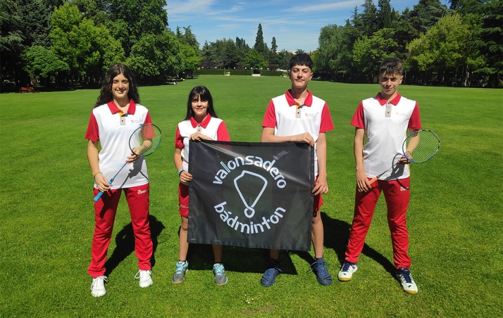 Los cadetes del Valonsadero Bádminton, base cadete del combinado regional para el Campeonato de Selecciones autonómicas