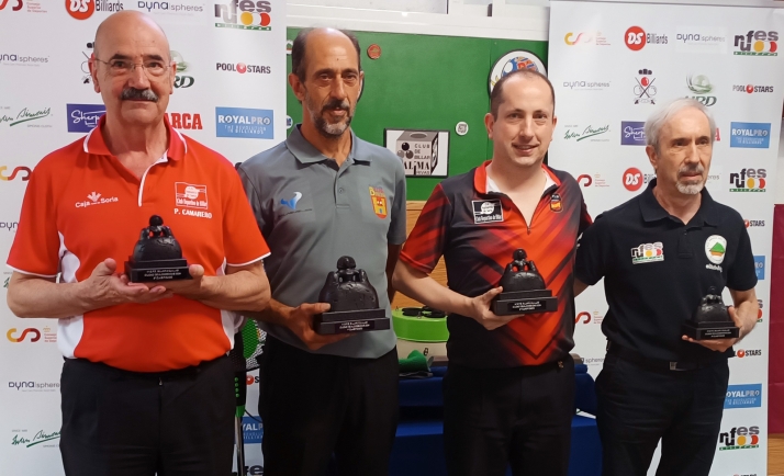 Los billaristas Cortés y Camarero lo bordan en Alcobendas