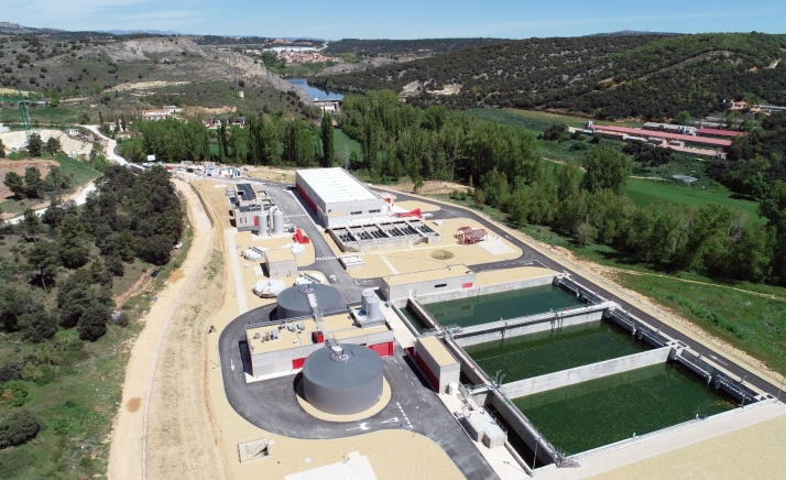 Concluyen las obras de la nueva depuradora de Soria y avanza el final de la construcción del túnel emisario