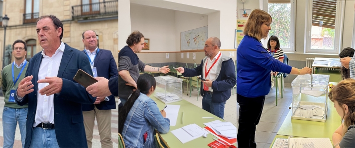 Los políticos sorianos votan en las Europeas