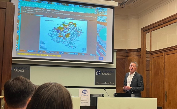 Bruselas conoce los trabajos realizados en el proyecto LIFE Soria ForestAdapt de Castilla y León