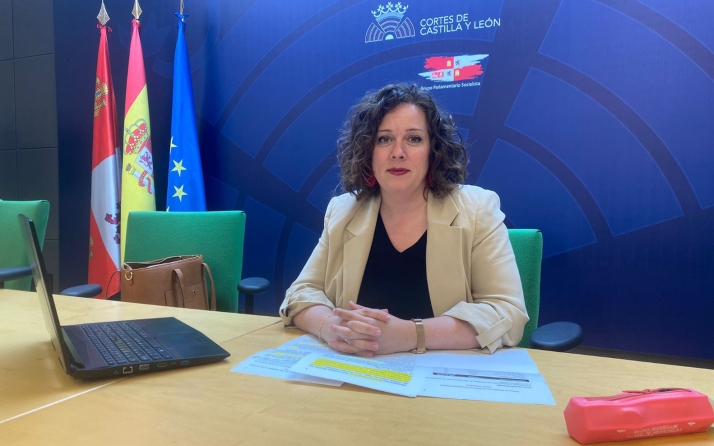 Judith Villar, procuradora socialista por Soria. 