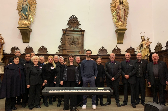 La Polifónica de Almazán triunfa en la localidad navarra de Puente de la Reina