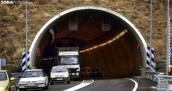 Cortes al tráfico por trabajos de mantenimiento en el túnel de Piqueras