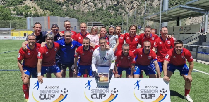 Los veteranos del Numancia repiten en la Andorra Senior Cup 