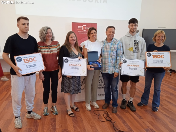 Gonzalo Verela y Marcos García,  ganadores del II Concurso de Escaparates Creativos