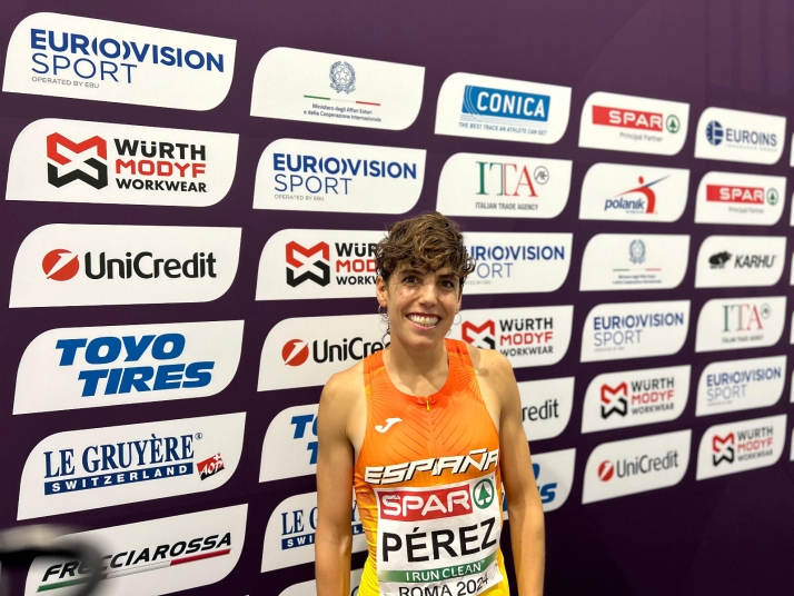 Nueva exhibición de Marta Pérez: Sexta en el Europeo de Roma