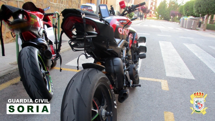 Identificados en Soria tres motoristas británicos fantasmas: Circulaban con exceso de velocidad, pero eludían los radares