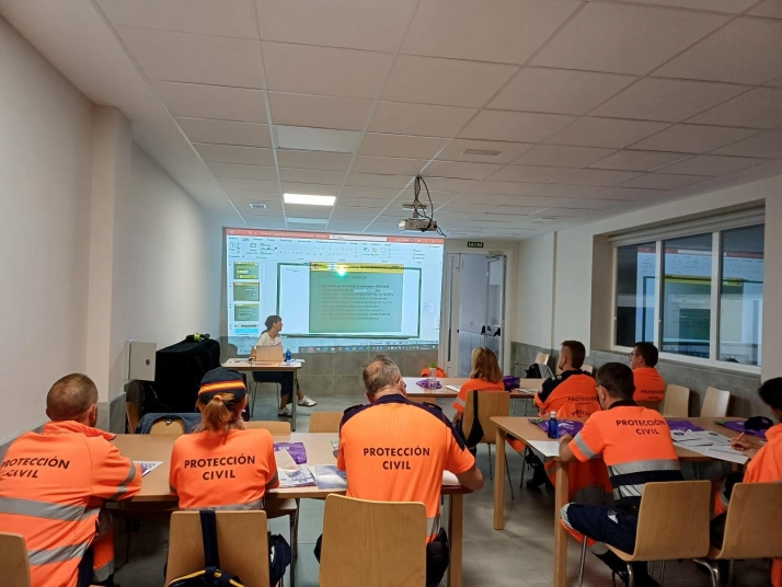 Punto violeta: Protección Civil de Soria se forma en la gestión de agresiones sexuales