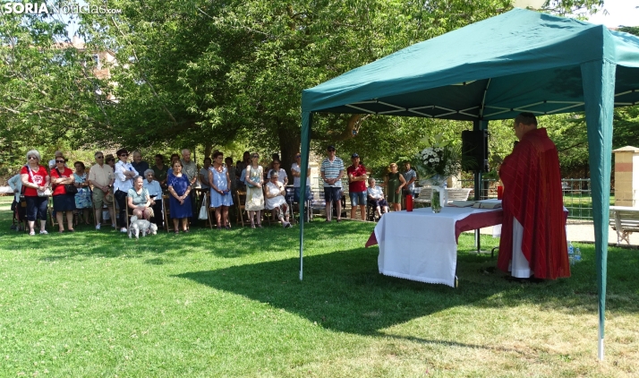 Disgusto en El Calaverón: La misa en honor al patrón, sin la imagen del santo de cuadrilla