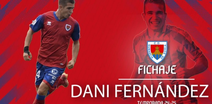 El soriano Dani Fernández vuelve a vestir la elástica del CD Numancia