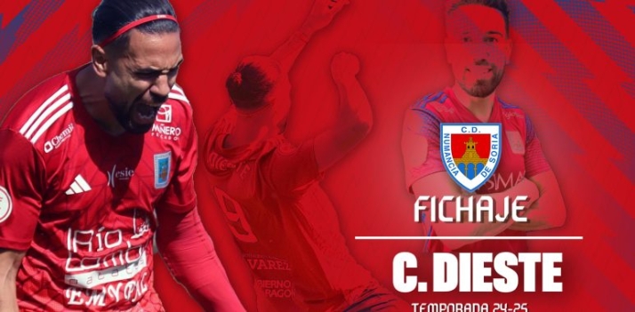 El Numancia apuntala su delantera con el fichaje de Christian Dieste