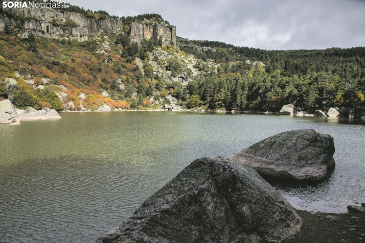 Se intensifica la pesca de cangrejos en la Laguna Negra para paliar el color verdoso del agua