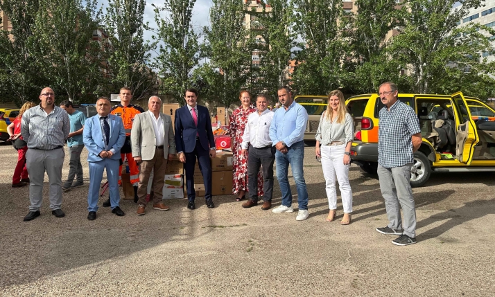 La agrupación de Protección Civil de Medinaceli recibe de la Junta un nuevo vehículo