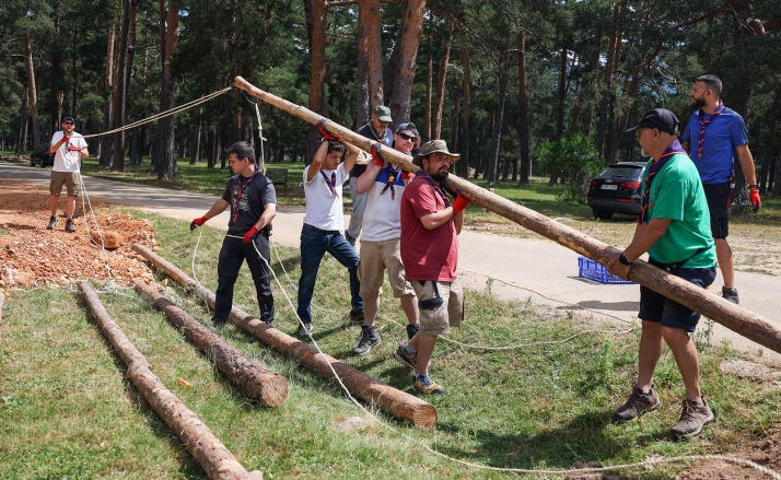 Covaleda acoge, a partir del domingo, a más de 5.000 scouts de todo el mundo