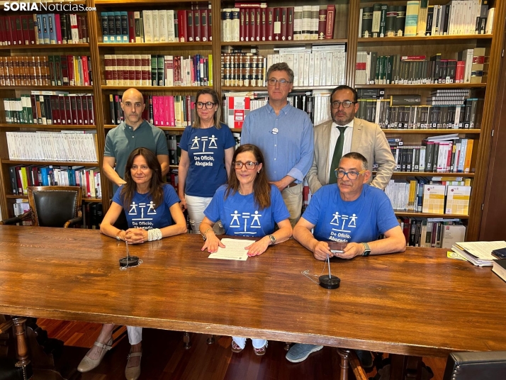 Los abogados de oficio de Soria reclaman cobrar más de 2,5€ la hora y que se dignifique la profesión