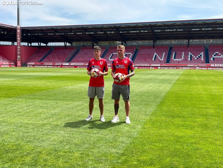 Seguín y Rementería llegan al Numancia con el firme objetivo de ascender a Primera RFEF