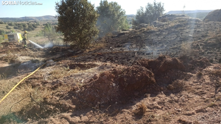 Controlado el incendio en Golmayo
