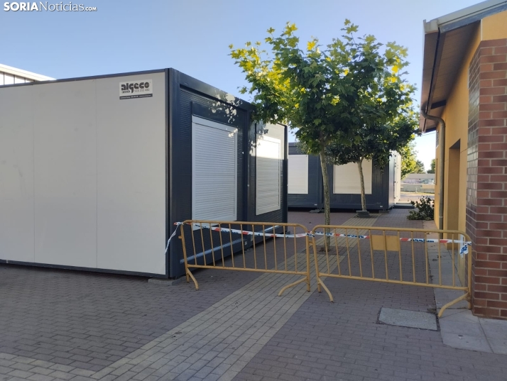 Tres aulas prefabricadas para los alumnos de 2º de la ESO de Golmayo