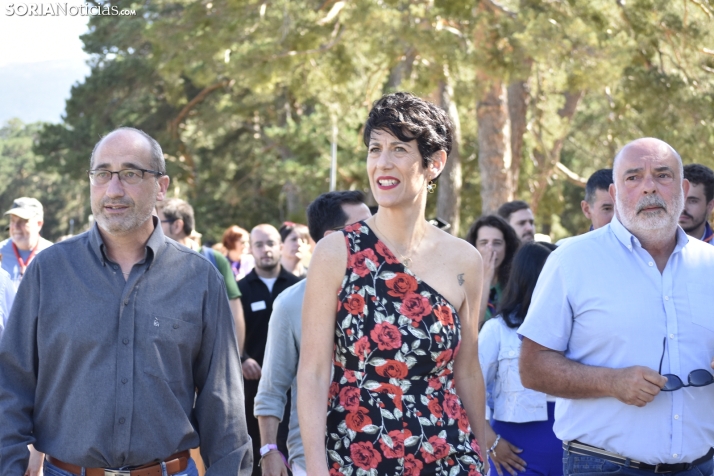 Elma Saiz, en Soria: La protección a los menores no admite dobles discursos dependiendo de su origen