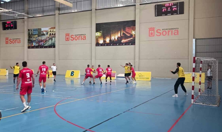 El BM Soria estrena la pretemporada en casa con un digno 34-37 ante Aranda