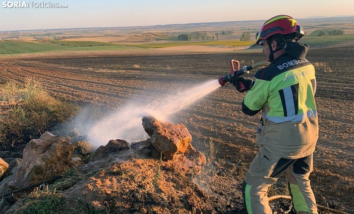 Parte de incendios forestales: 50 metros cuadrados hoy en Bordejé