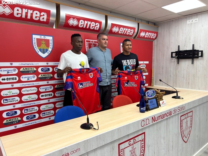 El Numancia da por cerrado el mercado con Jeremy Vera y Steven Góngora