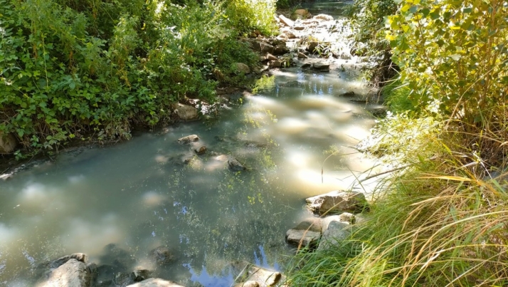 Denuncian el avistamiento de aguas residuales en el río Linares a su paso por San Pedro Manrique