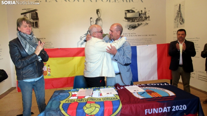 Los culés de Soria celebran su aniversario y su hermanamiento con Collioure en una jornada con final amargo