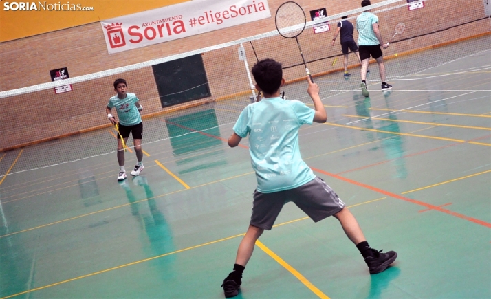 Este miércoles, jornada de puertas abiertas del Bádminton Soria
