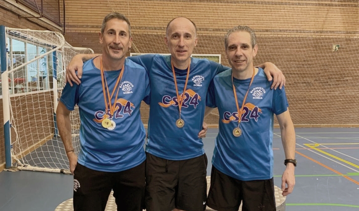 Magníficos resultados para el bádminton soriano en tres destinos diferentes