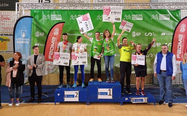 La soriana Yolanda Martín logra la primera medalla nacional de marcha nórdica para Castilla y León