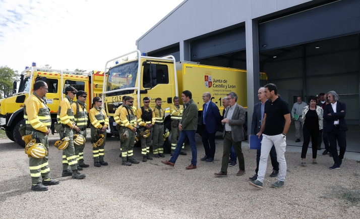 Castilla y León mejora las infraestructuras de las bases contra incendios forestales con más de 13 M€